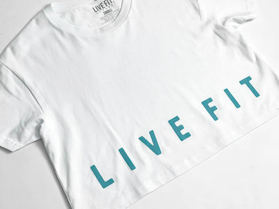 <tc>Live Fit. Impact Crop Tee</tc>