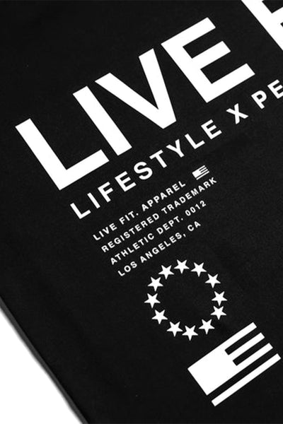 <tc>Live Fit. Urban Pump Tee - Black</tc>