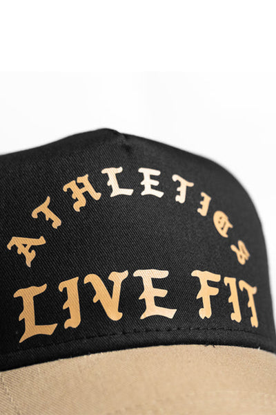 Nón Live Fit. Iron Athletics Cap - Black/Khaki