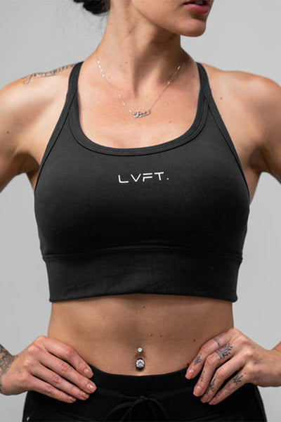 <tc>Live Fit. Rogue Sports Bra- Black</tc>