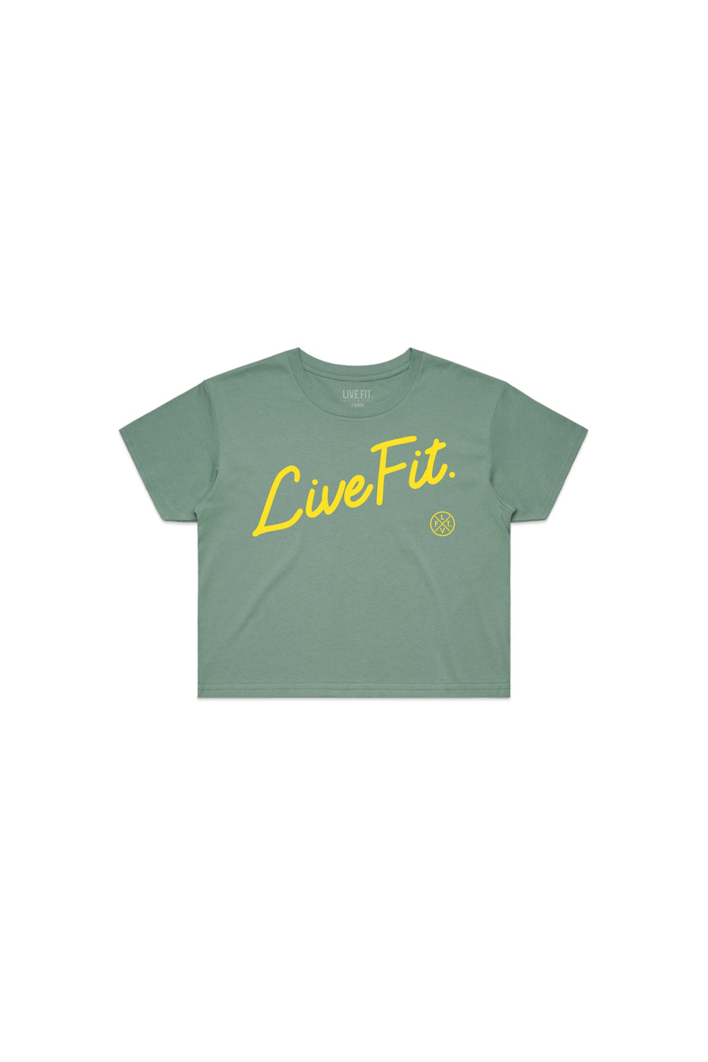 Áo Live Fit. Seaside Crop Tee - Teal