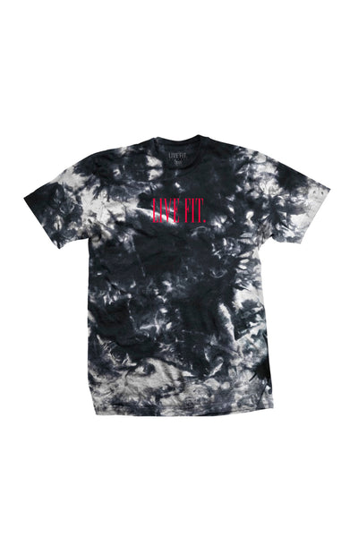 <tc>Live Fit. Offset Tie Dye Tee - Frostbite/Infrared</tc>