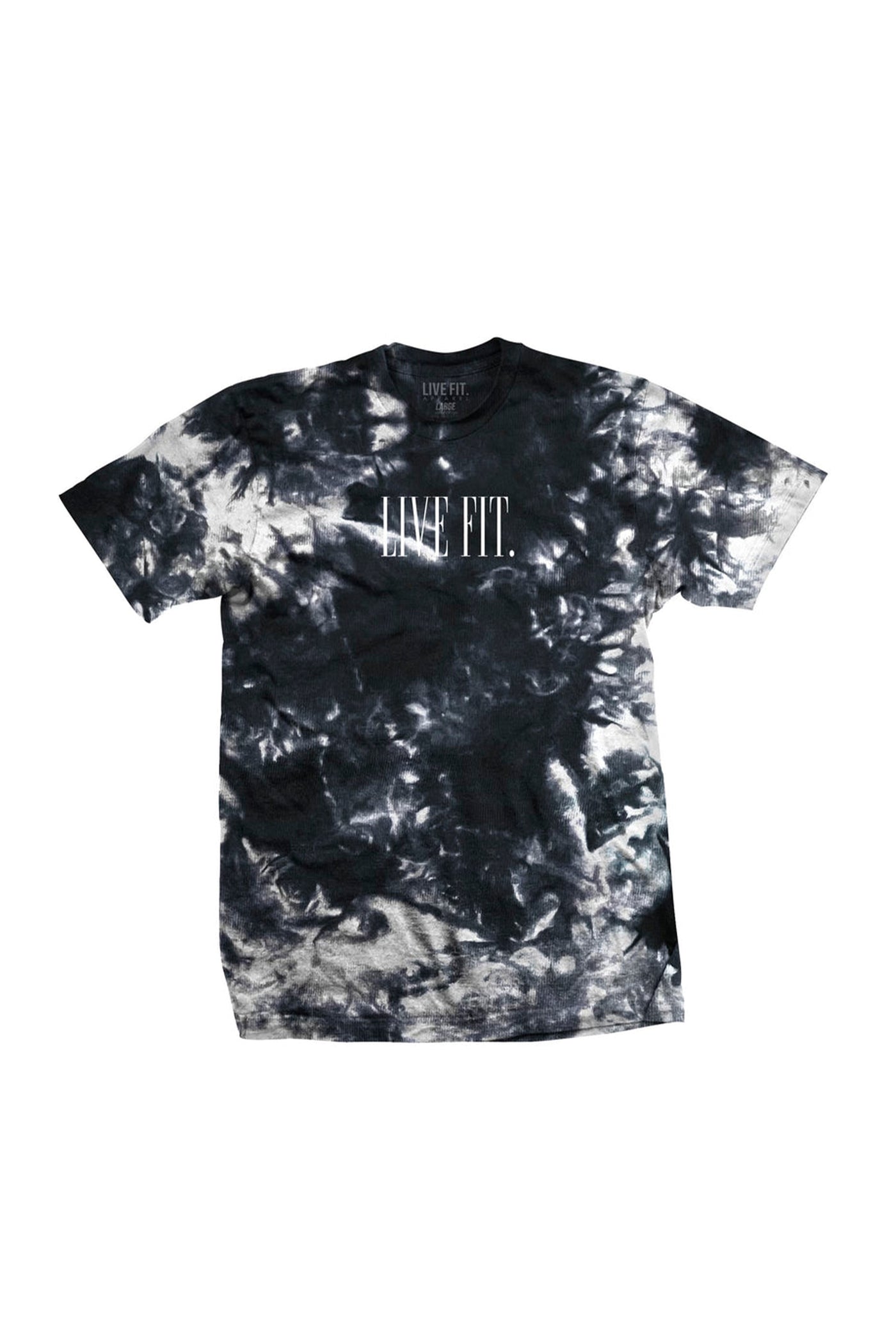 <tc>Live Fit. Offset Tie Dye Tee - Frostbite/White</tc>