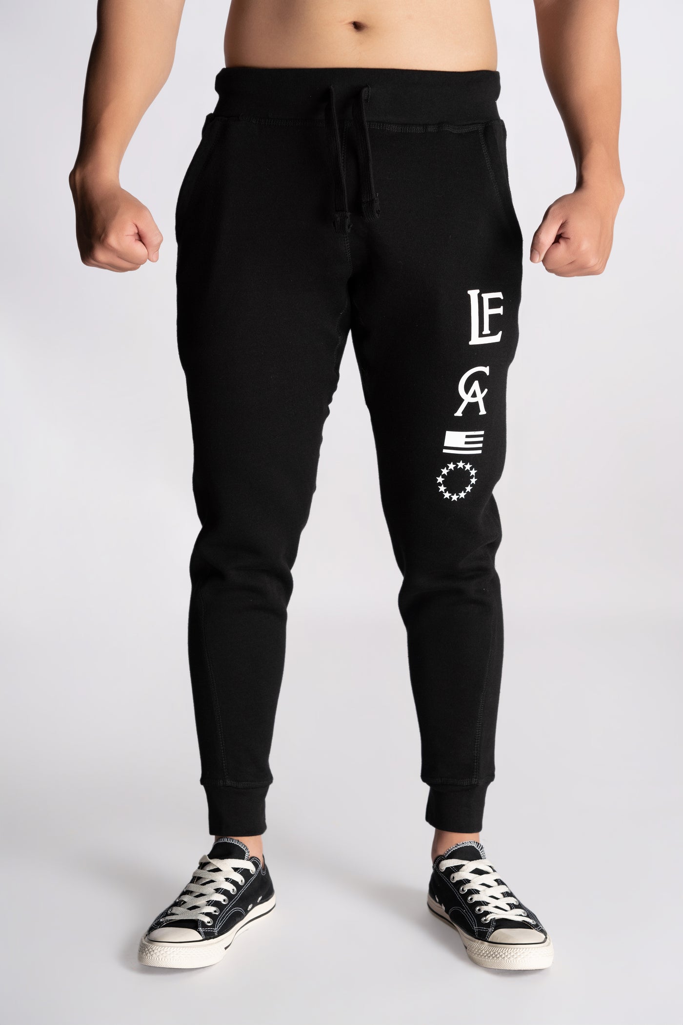 Quần Live Fit. CA Fleece Joggers - Black